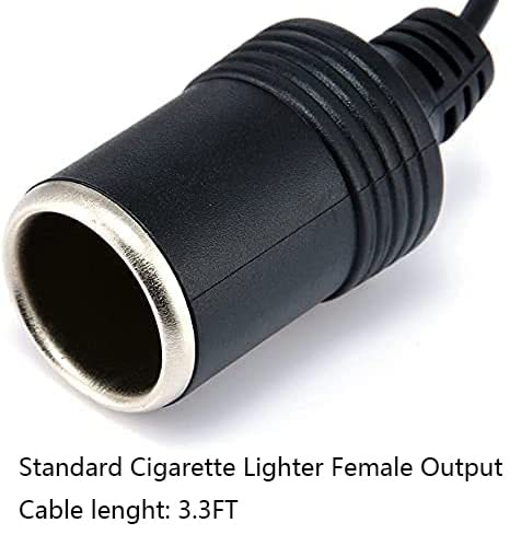 Gutreise USB C PD 45W 12-15V / 3A Tip C muško za cigarete Upaljač utičnica Ženski konverter kabel 0,3m za