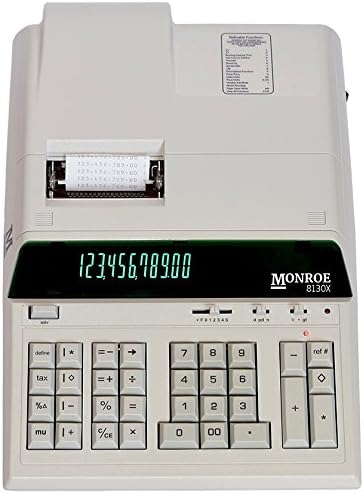 Kalkulator za teške testir Monroe 8130x za računovodstvene i kupovne profesionalce