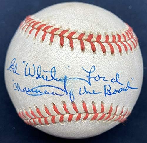 Whitey Ford predsjednik Odbora potpisali nadimak Baseball JSA loa - autogramirani bejzbol