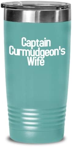 Curmudgeon supruga Tumbler Travel Cup za kafu Smešni poklon za mrzovoljni starci Lov Curmudyon's Bolje