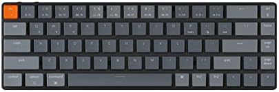 Keychron K7 ultra tanak 65% izgleda 68 tipke Bluetooth / žična mehanička tastatura, vrući zamotač niskog profila GATERN Blue prekidač RGB LED pozadinska tastatura kompatibilna s Mac Windows-om
