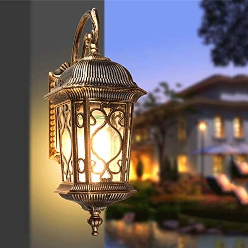 Dann Vodootporan i otporan na hrđe Retro kineska zidna svjetiljka na otvorenom balkon vrtna lampa