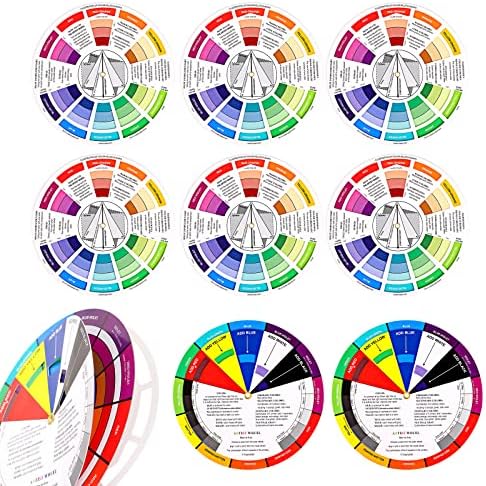 10 komada Tabela točkova boja u boji za decu umetnika vodič za mešanje boja za učenje Umetničke klase alat za nastavu harmonija boja točkovi za mešanje šminke boja mešani vodič za mešanje boja