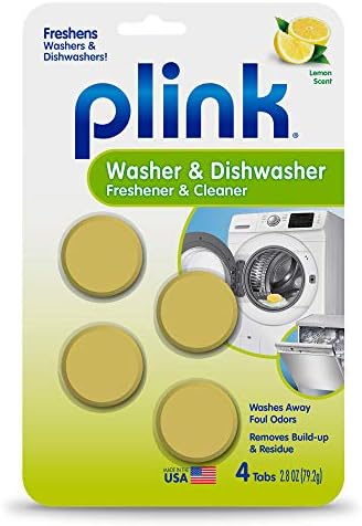 Plink-9024 Summit marke za pranje i pranje posuđa osvježivač Cleaner,4 Tabs,4-Count, žuta, 4 komad & 90 smeće