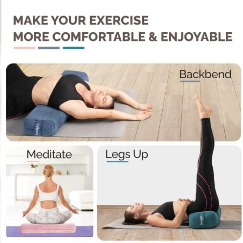 Yes4all Yoga podupirač za restorativni jastuk za jogu/meditaciju sa troslojnim sunđerom