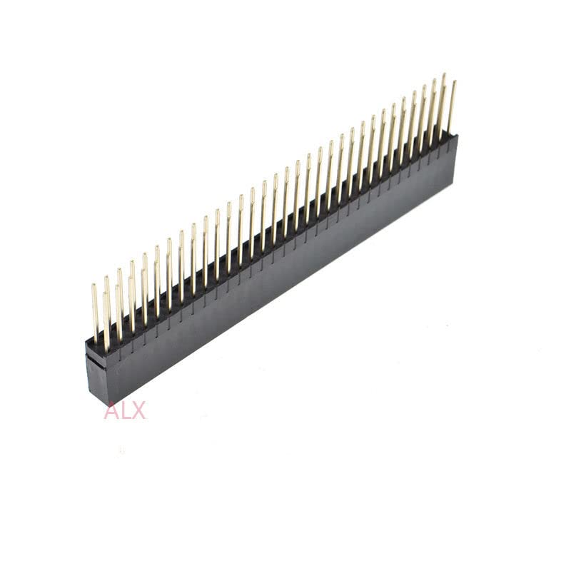 2kom 2x32 pinski dvoredni ravni ravni ženski zatik 2,54 MM Pitch pin dugačak 12 mm konektor za