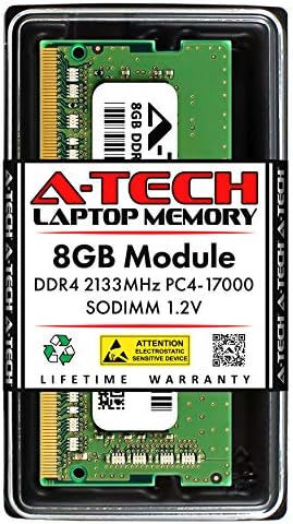 A-Tech 8GB RAM za Dell Latitude E7470, E7270, E5570, E5470, E5270, 3379 2-u-1 Laptop | DDR4 2133 MHz SODIMM PC4-17000 Nadogradnja memorije