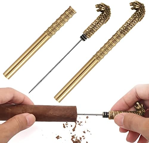 Scotte V-Cut Cigar rezač giljotina Precision Cigar Draw Enhancer alat igla & amp ;Sharp Perfect Cigar rezači Cigar oprema Set