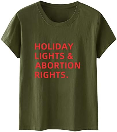 3xl majice sa dugim rukavima za žene žensko pismo Slogan prava na abortus Print Fashion Meki okrugli vrat labav