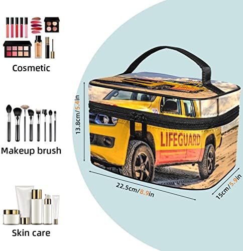 Yoyoamoy šminka za žene Dame Girls, velika kozmetička torba sa zatvaračem Make up Organizator Travel torbica, Držač četkica i ručka za odmor