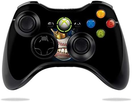 MightySkins koža kompatibilna sa Microsoft Xbox 360 kontrolerom-Bejzbol kralj | zaštitni, izdržljivi i jedinstveni poklopac za omotavanje vinilnih naljepnica / jednostavan za nanošenje, uklanjanje i promjenu stilova / proizvedeno u SAD-u