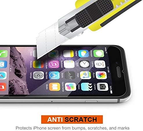 TaPa-brend [3-Pack] iPhone SE, 8, 7, 6S, 6 staklo za zaštitu ekrana, TaPa Premium kaljeno staklo Zaštita ekrana za Apple iPhone 8, 7, iPhone 6S, iPhone 6, iPhone SE 2020