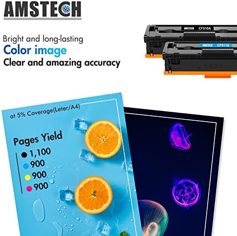 Amstech 204A Toner kertridži 4 Pakovanje zamena za HP 204A 204 M180nw toner kertridže za HP Color Pro