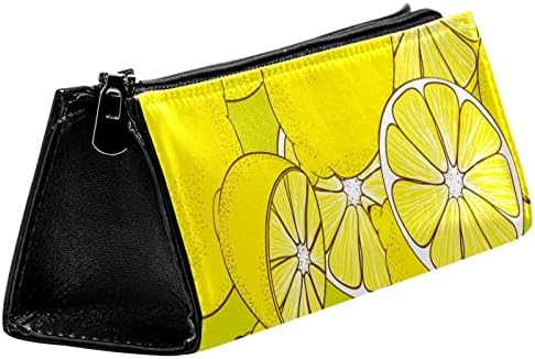 Tbouobt kozmetičke torbe za šminke za žene, male šminkerne torbice za putne torbe, voćni žuto limunov