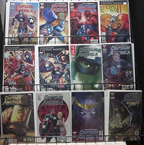 Steve Rogers Captain America # 1-19 VG-F Kompletna! Nick Spencer