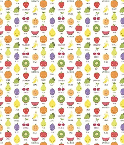 Stesha Party slatki papir za umotavanje voćnih poklona-Presavijeni ravni 30 x 20 inča-3 lista
