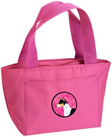 Caroline's Treasures SS4790-PK-8808 Pink Basenji torba za ručak, izolovana kutija za ručak za višekratnu upotrebu za kancelarijski rad škola Picnic Beach,