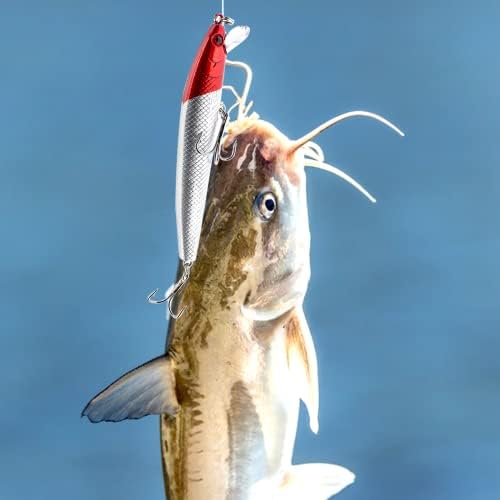 Ribolovni mamci, minnow popper ručni bas olovka bas pastrmka ribolovne mamce sa kukama, topwater umjetna