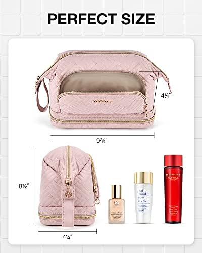 TORBESMART putna torba za šminkanje, kozmetička torbica za šminkanje futrola za organizatore, velika