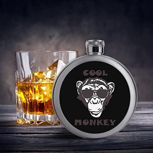 Cool Monkey Liquor tikvica sa poklopcem 5 Oz Whisky Steel Hip tikvice prijenosni vino tikvica za piće