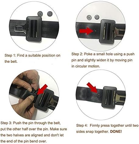 Y-Axis Sigurnosni pojas Butckle Clip STOP - Universal Fit Kit Stopper