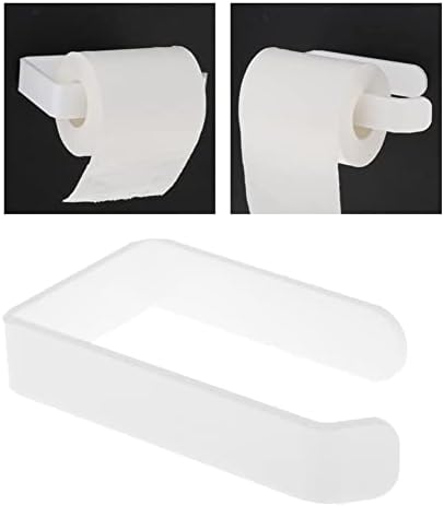 Držač toaletnog papira, držač za samoljepljenje od nehrđajućeg čelika ruljasti papir za papir, jednostavan za ugradnju, toaletni papir za papir pogodan za ured, kupatilo Kuhinja kući