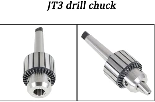MT3-JT3 Super teška Stezna glava za bušenje, 3/16 - 3/4 trostruka Stezna glava za bušenje sa steznom glavom sa ključem za strug i CNC mašine