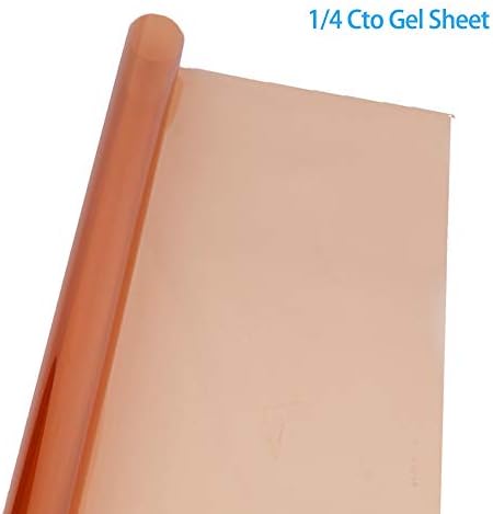Narančasti gelovi filter 6 pakovanja 16x20 inča / 40x50cm za korekcijski list za korekciju boja za foto studio Video lampica LED lagana fotografija