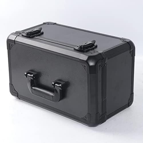 JKUYWX prijenosni aluminijski kutija za sigurnosnu opremu za sigurnosnu opremu Instrument kutija za pohranu kofer otporna na udarca sa spužvom 37 * 22 * ​​21cm