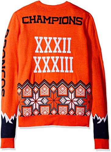 NFL Denver Broncos prigodni ružni džemper, srednji