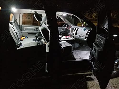 Autogine 12 komada Bijela unutrašnjost LED svjetla Komplet za Dodge Ram 2009 2010 2011 2012 2013 2014