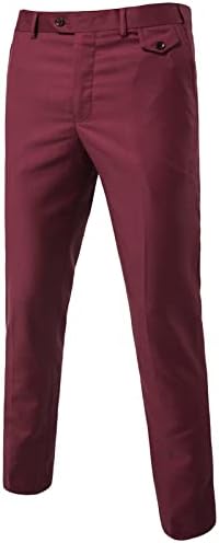 Muške elegantne tanke rastezljive pantalone jednobojne Skinny Fit Comfort odijelo pantalone lagane komforne poslovne