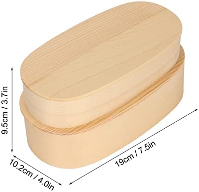 Ručak Bento kutije, drvene bento kutije Doora za curenje u boji Bento Composite Wood ručak Bento