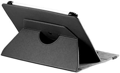 Navitech crni poklopac od umjetne kože sa 360 rotacijskim postoljem kompatibilan sa Archos 80 ChildPad-om