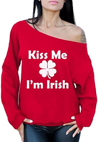 Neugodni stilovi poljubi me, ja sam irsko od ramena dukserirt Dan Svetog Patrika 2018
