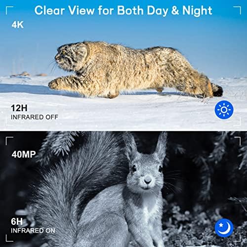 4K noćni vid, dvogled velikog ekrana sa kontrolom WiFi i aplikacije, dvobojni režim noćni vid Binokulari