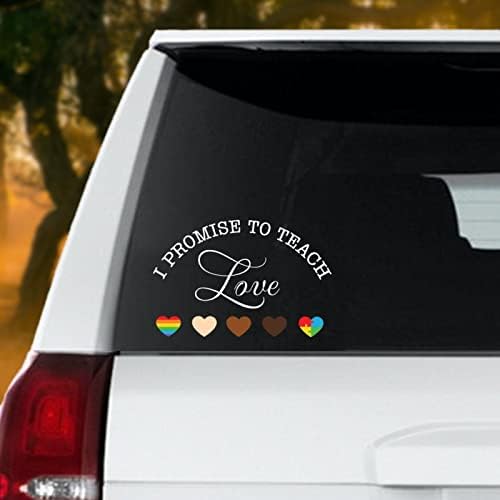 Aroggeld Obećavam da će naučiti naljepnice za naljepnice za automobile Gay Pride Equal LGBT dugina ravnopravnost