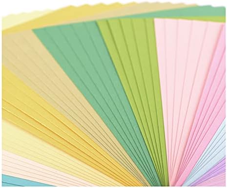 Vaessen Creative Firenca Glatki karton, proljetne boje Mix, 216 grama, veličina A4, 60 listova, za Scrapbooking, izrada kartice, rezanje i ostali zanati papira
