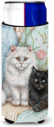 Caroline's CARCO0510MUK Crna mačka i bijela mačka Ultra Hugger za tanke limenke, mogu li hladnije rukav