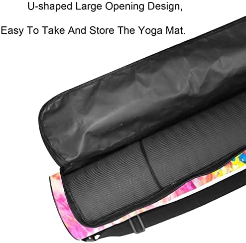 Paun ulje slikanje yoga mat vrećice pune zip yoga torbe za žene muškarci, vježbajte joga prostirku sa podesivim