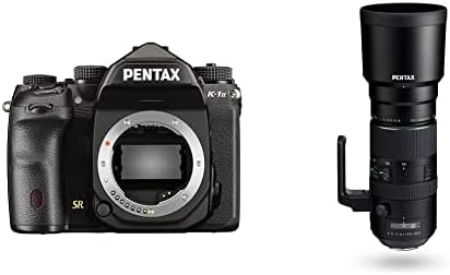 Pentax K-1 Mark II Full Frame 36mp vremenski otporan DSLR sa 3.2 TFT LCD-om, crni sa Pentax HD d FA 150-450mm f4.5-5.6 ED DC AW Super telefoto objektivom za Pentax Kaf kamere