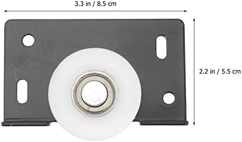 VeeMoon ormaritna vrata ormaritna vrata 2pcs klizni remenik metalni ležajni valjak za klizanje kotača kliznih
