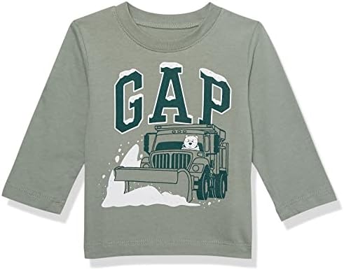GAP Baby Boys ' Brannan - ova omiljena logo majica sa dugim rukavima
