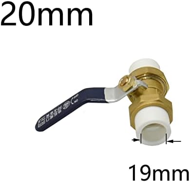 1/2 3/4 1 inčni ženski navojni navojni cijev za vodu sa kugličnim ventilom 20/25 / 32mm PPR Dodirnite konektor