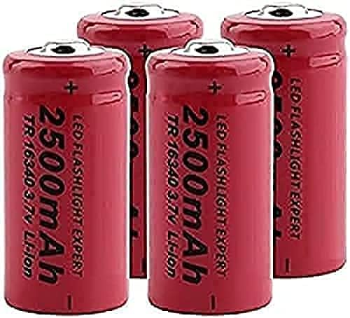 ASPT punjive baterije 3.7 V 2500mah 16340 punjiva litijumska Li-jonska baterija za VL123A Dl123A 5018LC Cr123A Cr17345 K123A, 4 kom