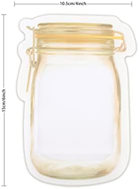 30kom Mason Jar ziplock torbe-veličina: 15 * 9.5 cm - višekratne hermetičke zaptivne kese za čuvanje