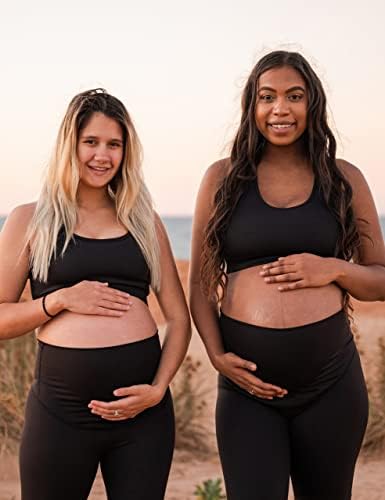 Bonvigor Ženske materinske gamaše preko trbušne trudnoće Workgings Mightging Dužina Trudničke aktivne nose joge hlače