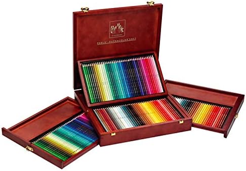 Caran d'ache supracolor + pablo drvena kutija 160 olovke