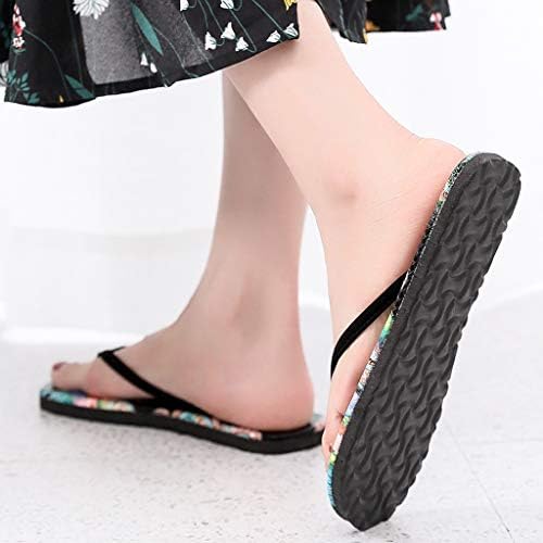 Ljetne papuče za žene cvijeće plaže sandale za prozračne sandale Početna Sliper Flip-Flops ravne