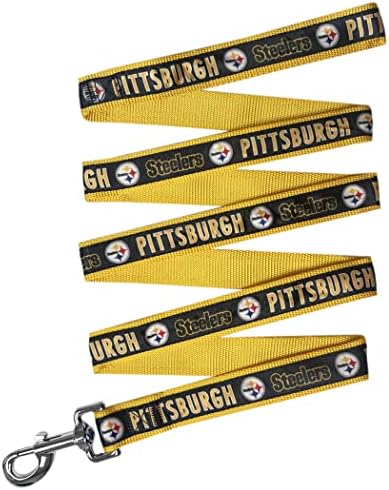 NFL pet povodac Pittsburgh Steelers pas povodac, mali fudbalski tim povodac za pse & mačke. Sjajni povodac za mačke i povodac za pse licenciran od strane NFL-a